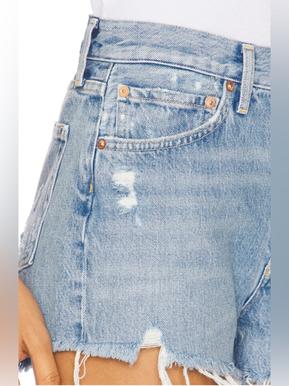 Agolde | Parker Vintage Cut Off Short in Swapmeet | 27 - Picture 5 of 10